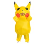 Halloween Kostym Vuxen Pikachu Uppblåsbar Dräkt Årsmöte Kul Söt Kläder