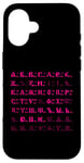 Coque pour iPhone 16 Lettres cyrilliques de l'alphabet russe bukwiza russkaja futbolka