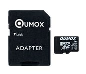 QUMOX 64 Go MICRO SD MEMORY CARD CLASS 10 UHS-I - carte mémoire HighSpeed Write Speed 20Mo/S read speed upto 40Mo/S