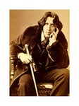 Wee Blue Coo Oscar Wilde Poet Playwright Legend Irish Picture Wall Art Print