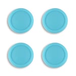 eXtremeRate PlayVital Thumb Grip Caps for Nintendo Switch, Joystick Caps for Nintendo Switch Lite, Silicone Analog Cover Thumbstick Grips for Switch OLED Joycon - Bondi Blue