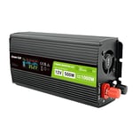 Green Cell Convertisseur de Tension LCD 500 W/1000 W 12 V à 230 V Convertisseur de Tension sinusoïdale Pure Convertisseur de Puissance à Onde sinusoïdale Pure PowerInverter DC AC Caravane