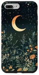 iPhone 7 Plus/8 Plus Night Forest Dark Cottagecore Crescent Moon Botanical Case