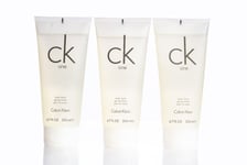 3x CK One Shower Gel for men, 200ml, Calvin Klein One shower gel body wash, CK1