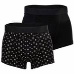 Hom Boxers Homme Lot De 2 - Boxer Briefs Ho1 Joan #2, Coton Noir M (Medium)