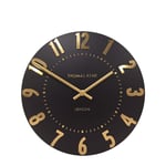 Thomas Kent Mulberry Wall Clock Onyx 12"
