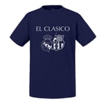 T-Shirt Enfant El Clasico Madrid Barcelone Sport Foot Ballon