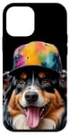 Coque pour iPhone 12 mini Berger Australien Casquette Snapback Chien Animaux Imprimé