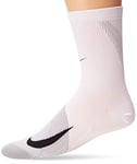 NIKE U Nk Spark Ltwt Crew Socks - White/Wolf Grey/(Black), 4-5.5