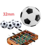 Black and White Tabletop Game Balls 32mm Soccer Balls