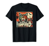 Funny Vampire Cat, Halloween, Love Cats with Attitude T-Shirt