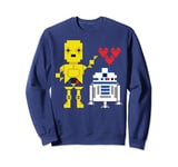 Star Wars C-3PO R2-D2 Droid Love Valentine's Sweatshirt