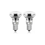 R39 E14 40w Lava Lampa Glödlampor, Edison Skruv Ses Reflektor Små Lava Lampa Glödlampor, Varm Vit 2800k R39 Dimbar (2 Pack) Zhuoxuan [DB]