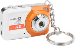 Appareil Photo Numérique, Mini Caméra DV de Mode de personnalité Exquise, Appareil Photo de Poche Portable Haute Définition pour Enfants, Adolescents, étudiants, Vlogging (Orange)