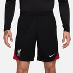 Liverpool Treningsshorts Dri-FIT Strike - Sort/Rød - Nike, størrelse XX-Large