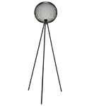 Fornord MODERN SPIRIT LAMPE TREPIED METAL NOIR 60X50X160CM ROND