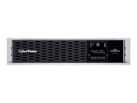 Cyberpower Professional Rack Mount Pr2200ertxl2uac - Ups (Rackmonterbar/Extern) - Ac 220/230/240 V - 2200 Watt - 2200 Va - Rs-232, Usb - Utgångskontakter: 10 - Aktive Pfc - 2U - Svart