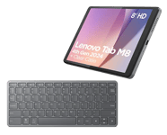 Lenovo Tab M8 4th Gen 4GB 64GB Wifi - Arctic Grey + Bluetooth Wireless Keyboard MediaTek MT8768-processor 2,20 GHz , Android, 64 GB eMMC