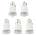 5X B22 Vers E27 Adaptateur de la Douille L'Ampoule Lampe