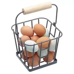 Egg Basket With Handles - Kitchen Storage - KitchenCraft Living Nostalgia