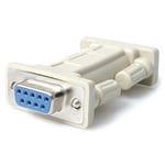 StarTech DB9 RS232 Serial Null Modem Adapter - F/F - Null modem adapter - DB-9 (F) to DB-9 (F) - NM9FF - null modem-adapter - DB-9 til DB-9