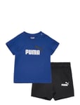 PUMA Minicats Tee & Shorts Set Blå