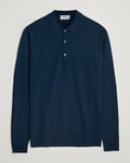 John Smedley Belper Extra Fine Merino Polo Pullover Orion Green