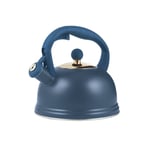 Living Blue Navy Otto Whistling Kettle - 1.8L
