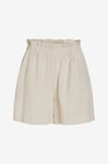 Vila - Shorts viPrisilla H/W Paberbag Shorts - Beige