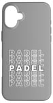 Coque pour iPhone 16 Plus 5 padels