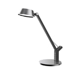 Zarivy Lampe Goya en nickel et noir, avec 8 W et 590 lm. Style réglable en 3 000 K, 4000 K et 6 500 K. Comprend un port USB et un contrôle tactile. Dimensions : 40,4 x 17,1 x 31,6 cm. Idéal pour