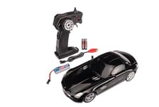 Carson 500404310 1:24 Mercedes Benz SLS AMG 2.4G 100% RTR Noir - Voiture télécommandée, éclairage LED, Voiture RC, véhicule RC, Voiture RC 1:24, Jouet télécommandé