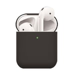 Apple AirPods (1. &amp; 2. gen.) Tynt Silikondeksel - Svart