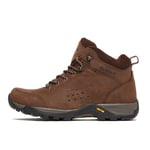 Peter Storm Mens Grizedale Waterproof Walking & Hiking Mid Boots with Vibram Outsole - Brown material_Synthetic - Size UK 7