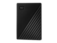 Wd My Passport Wdbpkj0050bbk - Hårddisk - Krypterad - 5 Tb - Extern (Bärbar) - Usb 3.2 Gen 1 - 5400 Rpm - 256-Bitars Aes - Svart