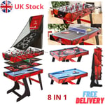 Hy-Pro 4ft 8-in-1 Folding Multi Games Table Pool, Table Tennis, Hockey, Football