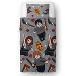 Harry Potter Single Duvet Cover Set Gryffindor Lego Figures Kids 2-in-1 Designs