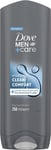 Dove Men+Care Hydrating Clean Comfort 3-In-1 Hair, Body and Face Wash with 24-Ho