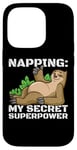 iPhone 14 Pro Napping Superpower Power Nap Lazy Pajama Day Sleep Sloth Case