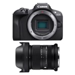 Canon EOS R100 with Sigma 18-50mm f2.8 DC DN Contemporary Lens for Canon RF