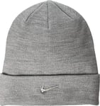 NIKE Youth Beanie NEW Grey Metal Swoosh Kids Boys Girls 825577 091