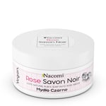 Rose Savon Noir rosa svart tvål med rosenvatten 125g