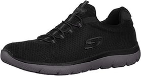 Skechers Homme Summits Baskets, Noir, 42.5 EU