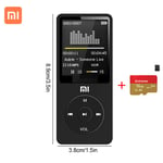 XIAOMI-Lecteur MP3,Radio FM,Bluetooth,Affichage Numérique,MultiXXL,Lecteur MP4,Baladeur Audio de Poche,Lecture de Musique - Type Black With 16GB