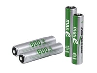 Ansmann 1311-0005, Laddningsbart Batteri, Aaa, Nickel-Metallhydrid (Nimh), 1,2 V, 4 Styck, 550 Mah