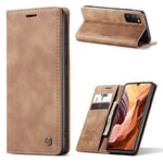 CaseMe vintage Samsung Galaxy A41 fodral - Brun