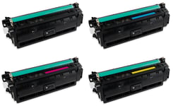 HP Color LaserJet Enterprise M 553 n Yaha Toner Rainbowkit Sort/Cyan/Magenta/Gul (12.5000/3x9.500 sider) Y15860RB 50239590