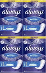 184 x Always Dailies Pantyliners Long / Large, Extra Protect - Lightly Scented