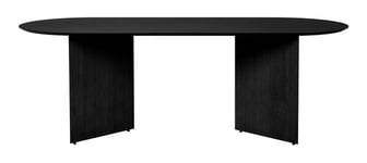 Mingle Table Oval 220 cm - Black Oak