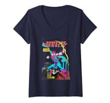 Marvel Hawkeye Classic Retro Comic Book Art T-Shirt avec Col en V